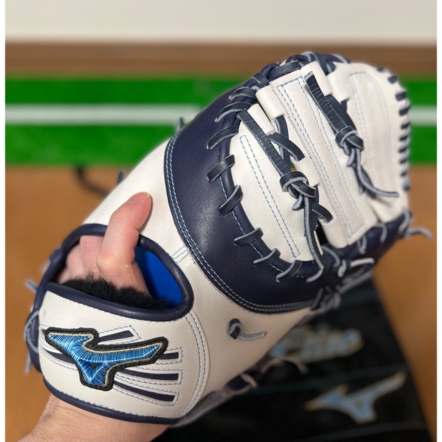 MIZUNO(ミズノ)のミズノ　グローバルエリート　ファーストミット　　ジャビット2号様専用 スポーツ/アウトドアの野球(グローブ)の商品写真