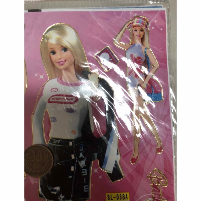Barbie(バービー)の① バービー　Barbie シール　ステッカー　レトロ インテリア/住まい/日用品の文房具(シール)の商品写真