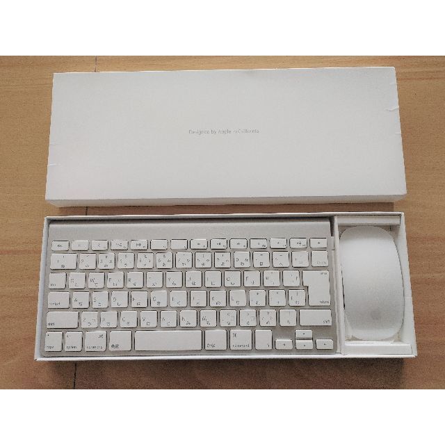 美品！Apple Mac 純正　ワイヤレス キーボード&マウス セット　電池式PC周辺機器