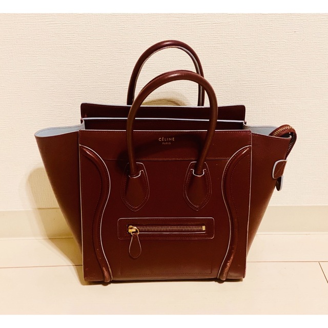 ☆セール 【限定色】CELINE ラゲージ ライトバーガンディー | socearq.org