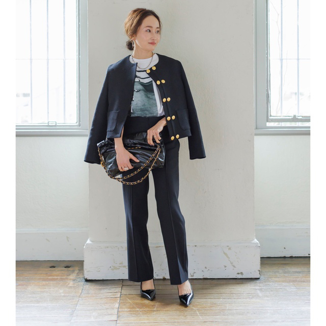 TOMORROWLAND - BLUELEA Button Tweed Jacket 2023SS 新品の通販 by
