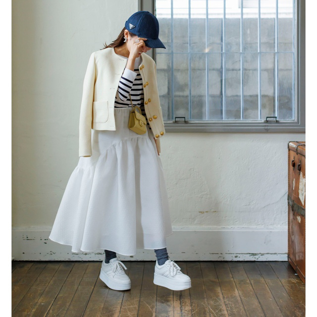 TOMORROWLAND - BLUELEA Button Tweed Jacket 2023SS 新品の通販 by