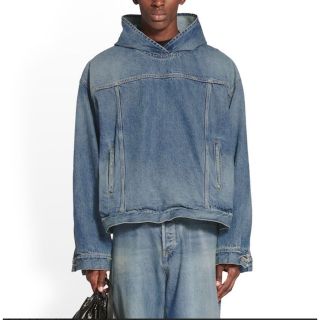 バレンシアガ(Balenciaga)のbalenciaga 2022aw デニムフーディ(Gジャン/デニムジャケット)