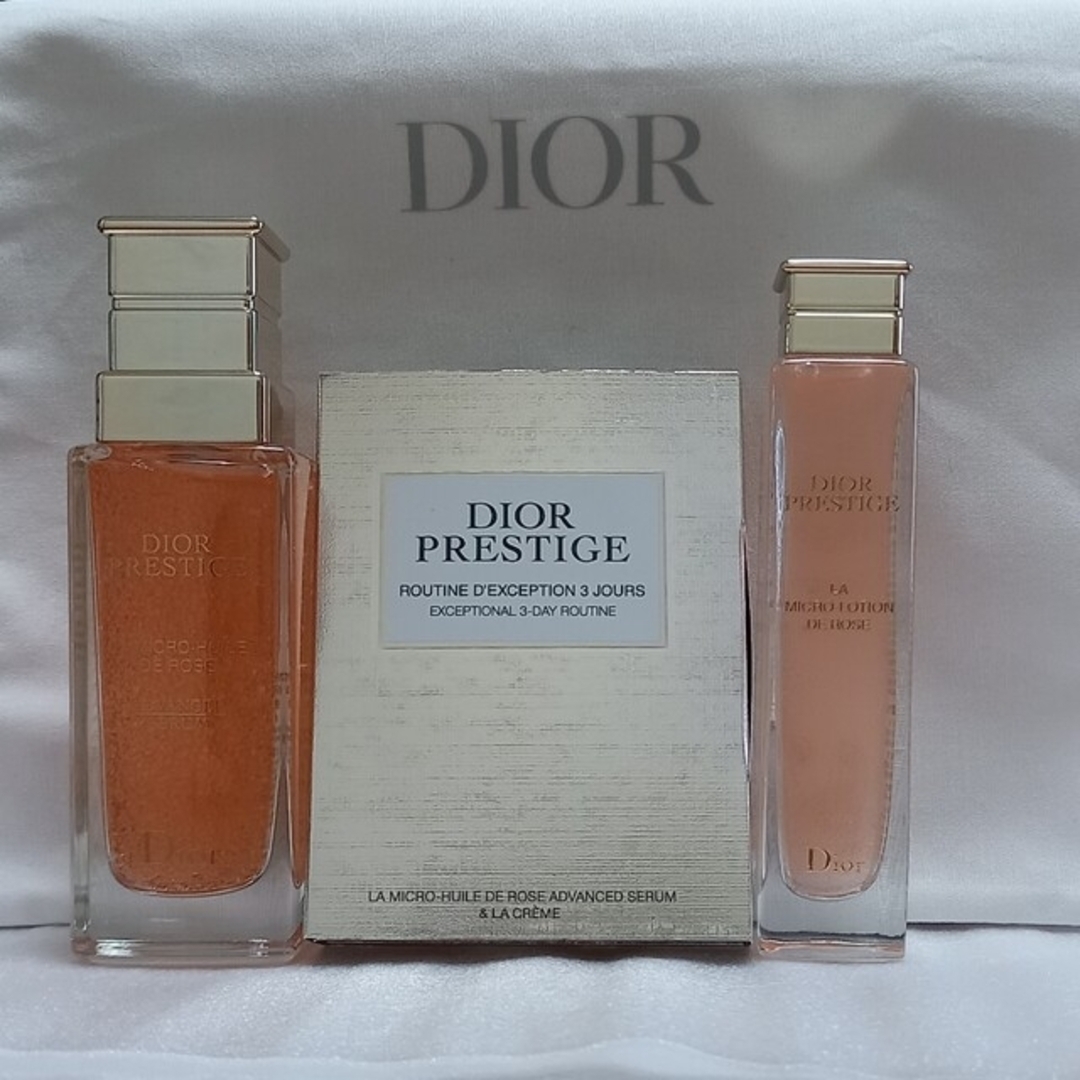 【箱なし】Dior プレステージ ユイル ド ローズ 美容液&ローション セット