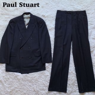 ポールスチュアート(Paul Stuart)のPaul Stuart ネイビー　ストライプ　ダブル　セットアップ　まやお様専用(セットアップ)