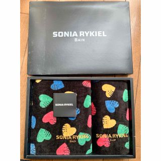 ソニアリキエル(SONIA RYKIEL)の【新品】SONIA RYKIEL ギフトタオル ウォッシュタオル フェイスタオル(タオル/バス用品)