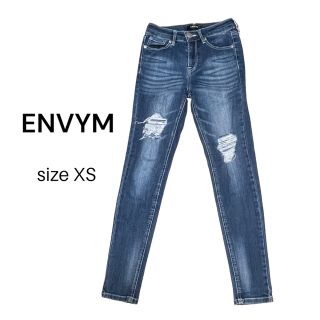 アンビー(ENVYM)のENVYM ダメージデニム ストレッチ スキニー(デニム/ジーンズ)