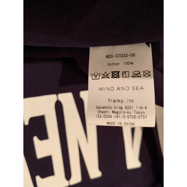 SEA(シー)の【未使用新品】studio33× WIND AND SEA TシャツXLサイズ  メンズのトップス(Tシャツ/カットソー(半袖/袖なし))の商品写真