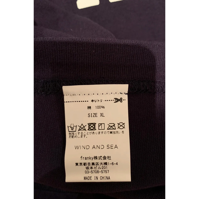 SEA(シー)の【未使用新品】studio33× WIND AND SEA TシャツXLサイズ  メンズのトップス(Tシャツ/カットソー(半袖/袖なし))の商品写真