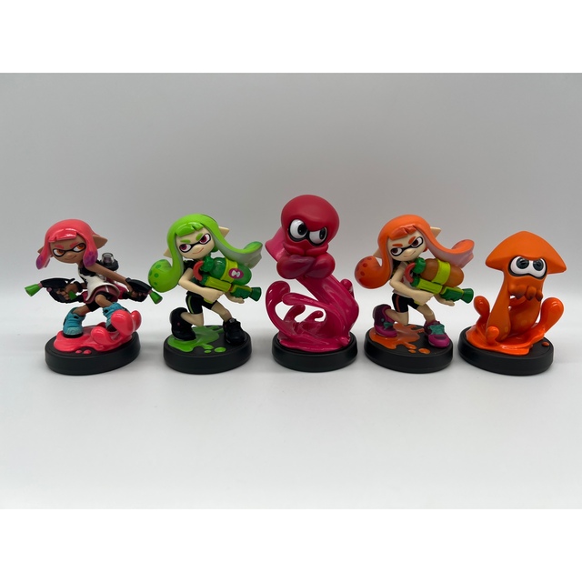 スプラトゥーン amiibo ガール インクリング イカセット ネオンピンク