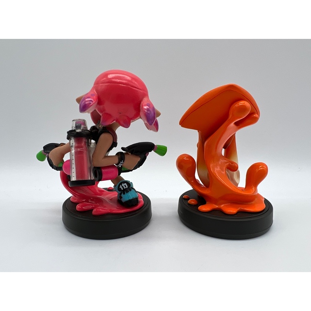 amiibo】スプラトゥーン ライムグリーン タコ ガール イカ ネオン