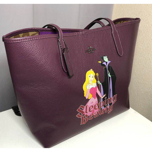 コーチディズニーコラボトートバック オーロラ姫とマレフィセント 完成