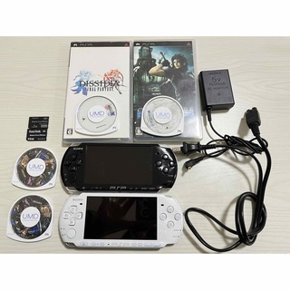 ソニー(SONY)の【ジャンク品】PSP3000ホワイト&ブラック(携帯用ゲーム機本体)