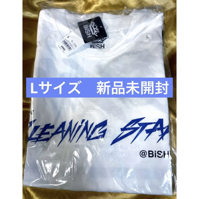 BiSH Tシャツ「Fuck Bish」クロス  白Tシャツ L 即購入OK