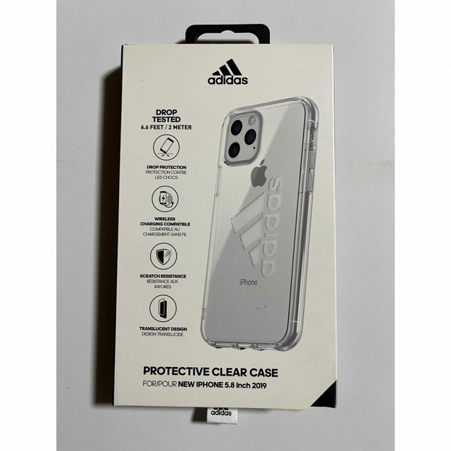 adidas(アディダス)のadidas アディダス スマホケース　iPhone 5.8inch 2019 スマホ/家電/カメラのスマホアクセサリー(iPhoneケース)の商品写真