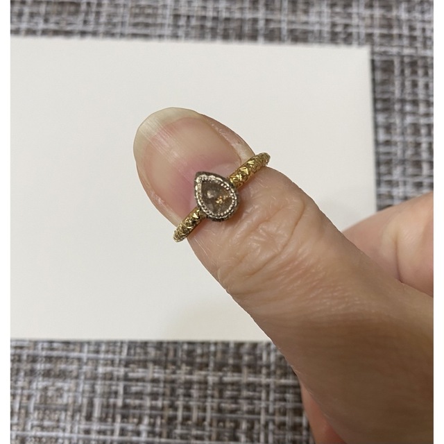 Kadomi ダイヤモンド　リング　k18 YG WG 14号 レディースのアクセサリー(リング(指輪))の商品写真