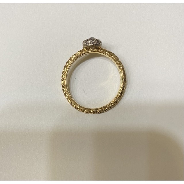 Kadomi ダイヤモンド　リング　k18 YG WG 14号 レディースのアクセサリー(リング(指輪))の商品写真