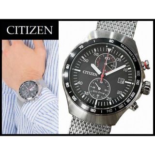 シチズン(CITIZEN)の新品 シチズン CA7010-86E クロノグラフ エコドライブ 腕時計 ②(腕時計(アナログ))