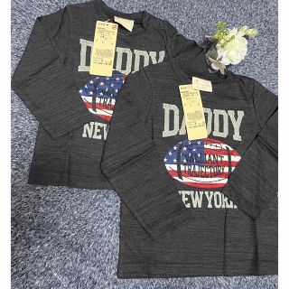 ダディオーダディー(daddy oh daddy)の新品　ダディオーダディー　兄弟コーデ　ロンT 2点セット　90 100(Tシャツ/カットソー)