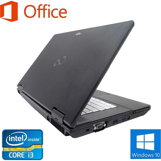 富士通 Office付 Win10 Core i3 HDMI SSD a013