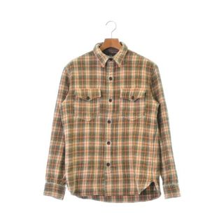 ダブルアールエル(RRL)のRRL カジュアルシャツ S ベージュxオレンジx緑等(チェック) 【古着】【中古】(シャツ)