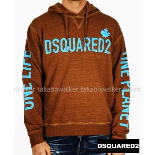 返品交換不可】 希少 DSQUARED2 foreverペイント スウェットパーカー