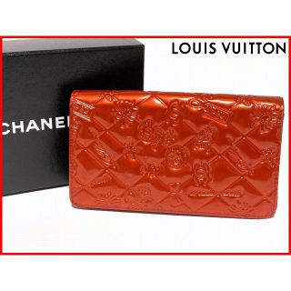 シャネル(CHANEL)のシャネル ココマーク 二つ折り 長財布 箱付 エナメル D7(財布)