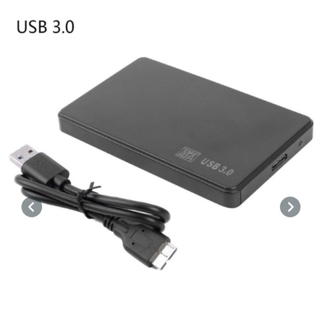 東芝(トウシバ)の東芝 1TB HDD USB3.0 外付　ポータブル ハードディスク 2.5 スマホ/家電/カメラのPC/タブレット(PC周辺機器)の商品写真