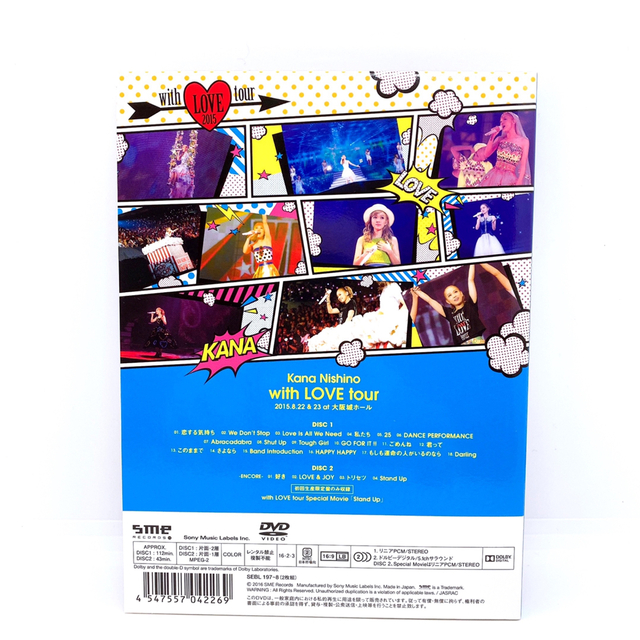 西野カナ♡with LOVE tour（初回生産限定盤） DVD