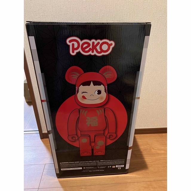 BE@RBRICK 達磨 ペコちゃん 1000% 新品未開封 化粧箱あり-