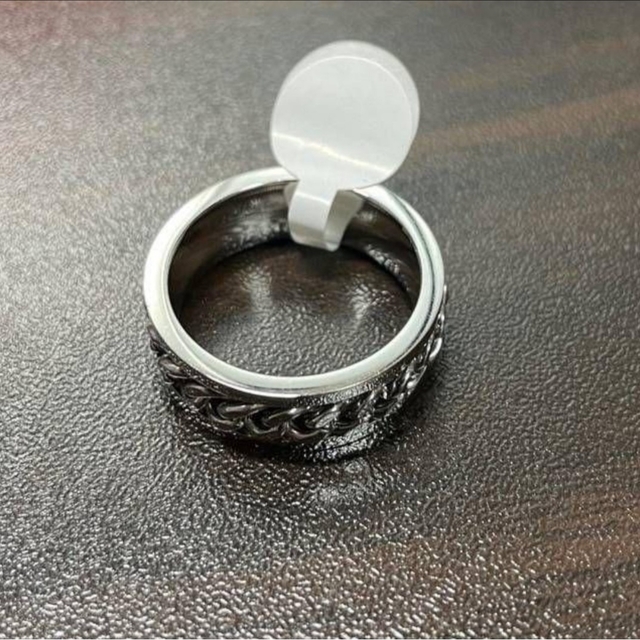 【SALE】リング メンズ アクセサリー ステンレス シルバー 指輪 23号 レディースのアクセサリー(リング(指輪))の商品写真