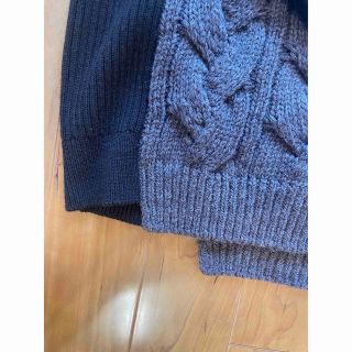kolor - Kolor ビッグケーブル CRAZY PATTERN KNITの通販 by つ's shop