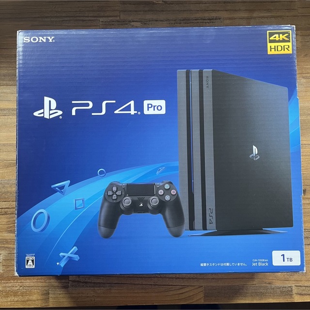 PlayStation4(プレイステーション4)のPS4 Pro 1TB エンタメ/ホビーのゲームソフト/ゲーム機本体(家庭用ゲーム機本体)の商品写真