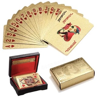 24Kメッキ/999.9 Gold playing cards(トランプ/UNO)