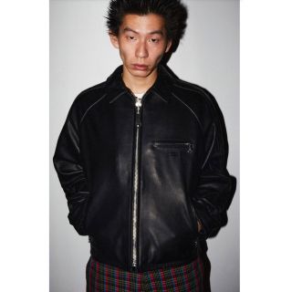 シュプリーム(Supreme)のSupreme SchottLeather Racer JacketBlack (レザージャケット)