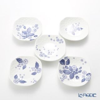 ウェッジウッド(WEDGWOOD)のウェッジウッド ストロベリー ブルーム インディゴ ソイディッシュ 5種セット(食器)