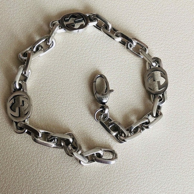 ︎ 極美品⭐︎ グッチ インターロッキングG ブレスレット GUCCI 20号