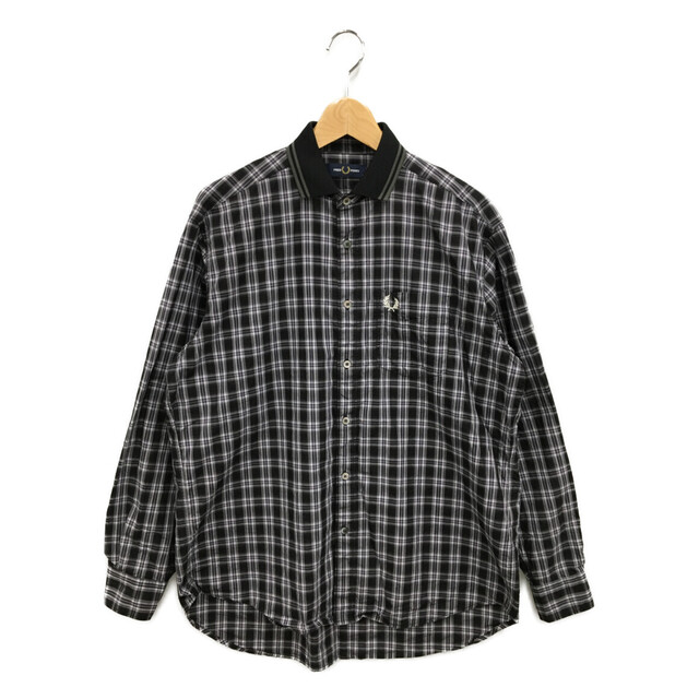 美品 フレッドペリー FRED PERRY 長袖チェックシャツ    メンズ M