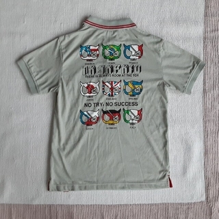 ライトオン(Right-on)のTKSAPKID 襟付き半袖シャツ 150cm 薄いカーキ(Tシャツ/カットソー)