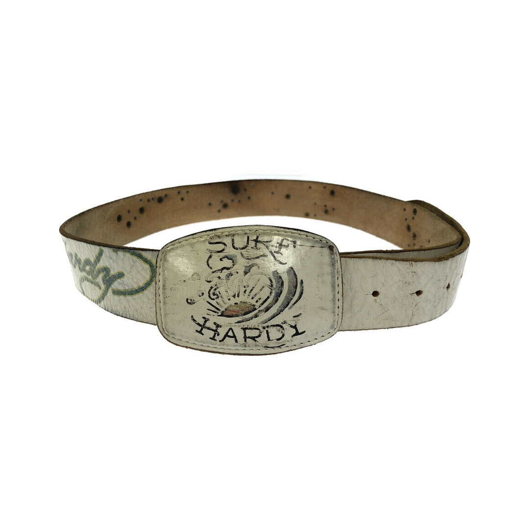 Ed Hardy(エドハーディー)のエドハーディー ベルト ギボシ スタッズ サーフィン柄 メンズ メンズのファッション小物(ベルト)の商品写真