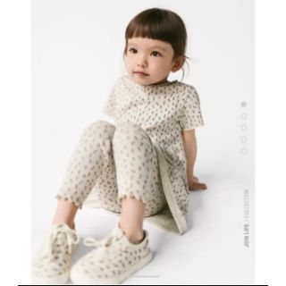 ザラキッズ(ZARA KIDS)のZARA kids フラワープリントセットアップ 86(ワンピース)