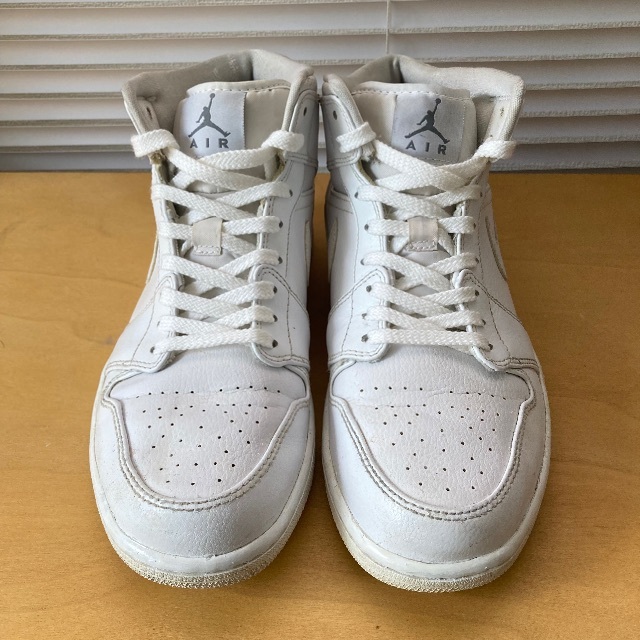 NIKE JORDAN 1 MID 27.5cm トリプルホワイト 1