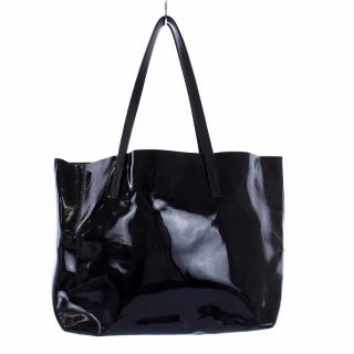 マルニ(Marni)のマルニ MARNI トートバッグ ハンドバッグ エナメル フェイクレザー 黒(トートバッグ)