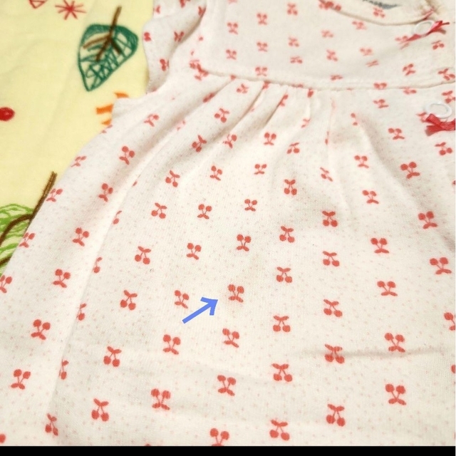 carter's(カーターズ)のcarters カーターズ 半袖 ノースリーブ ロンパース 70サイズ キッズ/ベビー/マタニティのベビー服(~85cm)(ロンパース)の商品写真