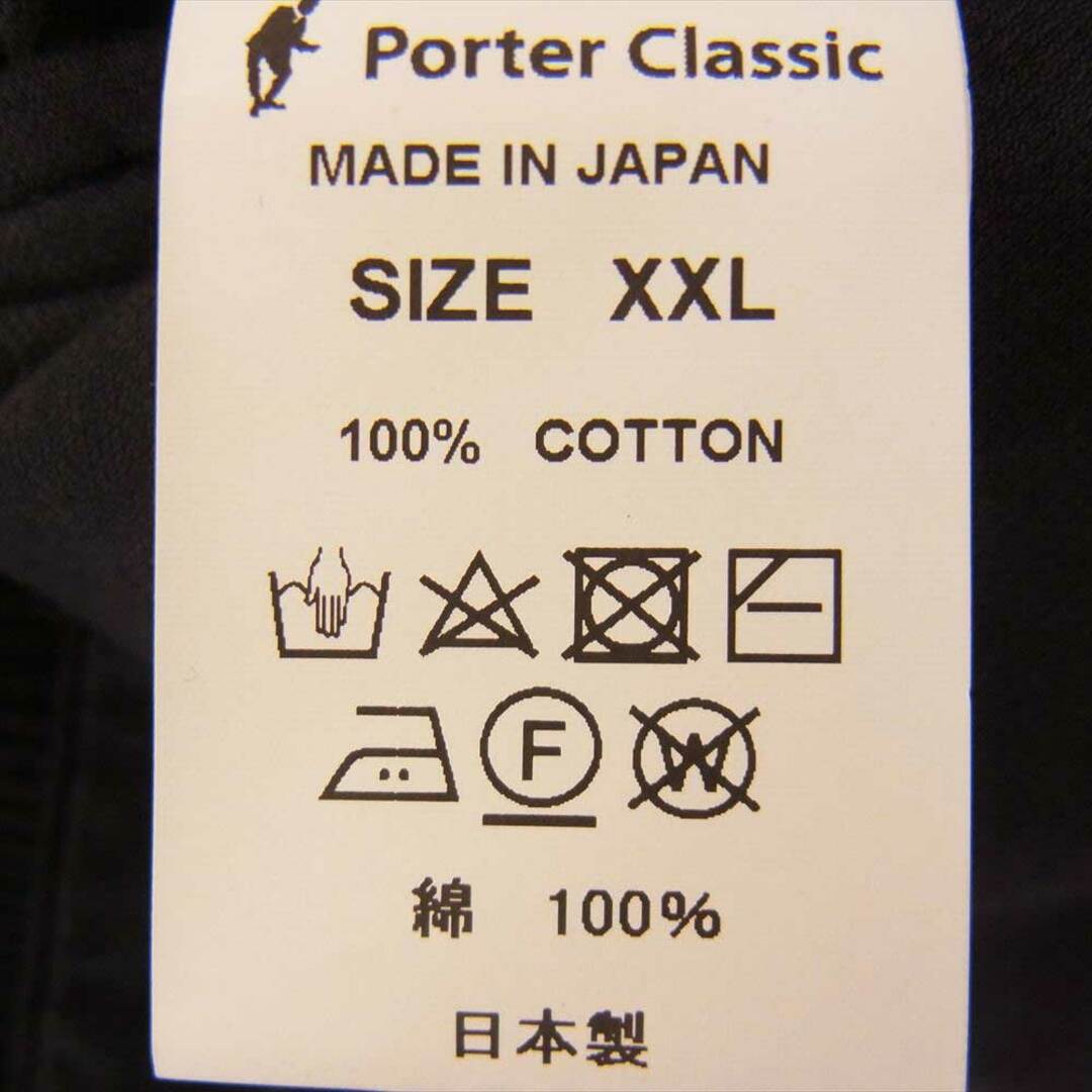 PORTER CLASSIC ポータークラシック 22AW CORDUROY MODIGLIANI VEST PCオリジナル コーデュロイ モディリアーニ ベスト ブラック系 XXL【美品】