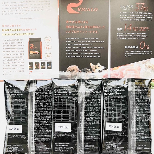 【超特価】 ドッグフード サンプル リガロ ハイプロテインレシピ