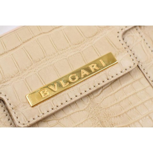 超希少! BVLGARI★ブルガリ クロコダイル ハンドバッグ