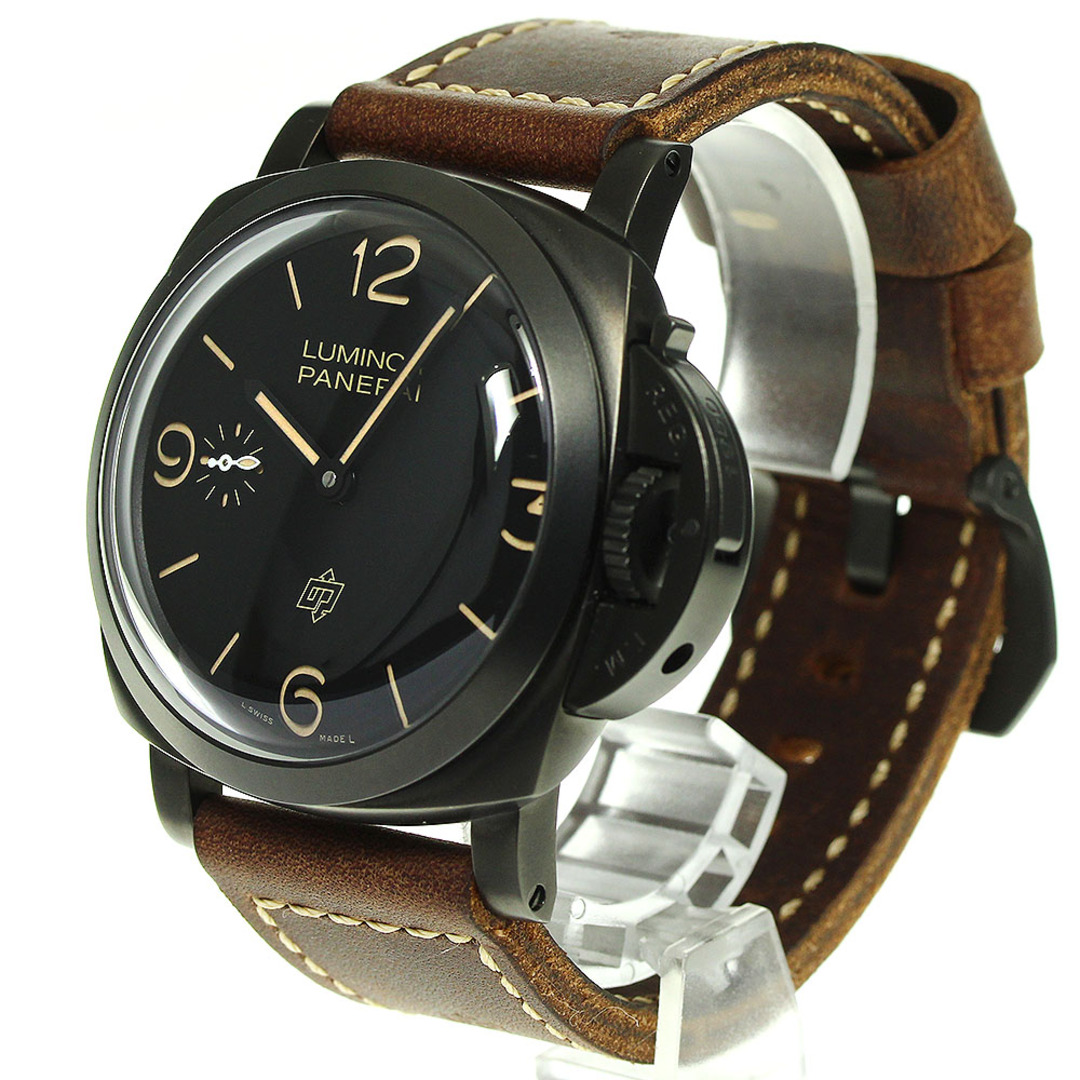 パネライ PANERAI PAM00617 ルミノール1950 3DAYS チタニオ スモールセコンド 手巻き メンズ 美品 _738731