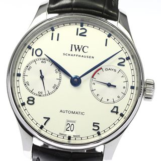 インターナショナルウォッチカンパニー(IWC)のIWC IWC SCHAFFHAUSEN IW500705 ポルトギーゼ 7デイズ 自動巻き メンズ 保証書付き_743000(腕時計(アナログ))