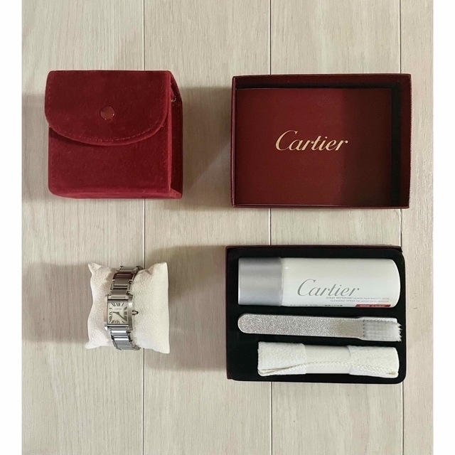 Cartier(カルティエ)の【JOE様専用】CARTIER タンクフランセーズSM W51008Q3 レディースのファッション小物(腕時計)の商品写真